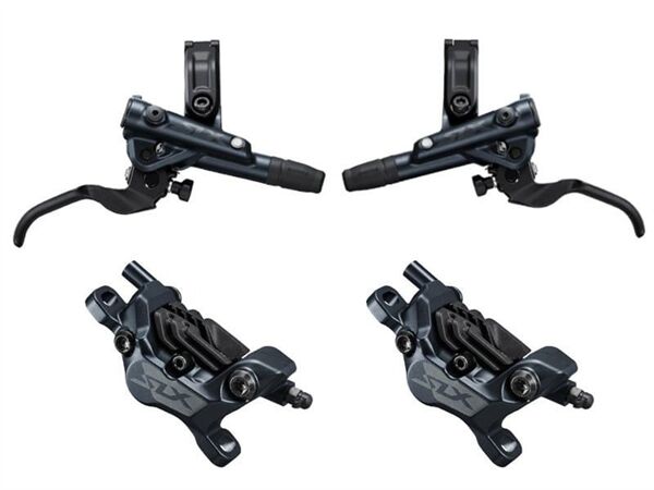 Phanh xe đạp Shimano SLX M7120 4 Piston Tản Nhiệt